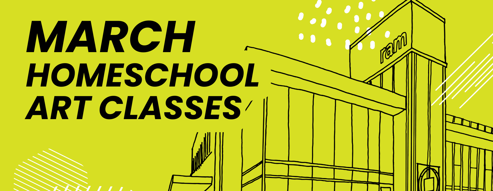 Homeschool Art Classes – March 2026